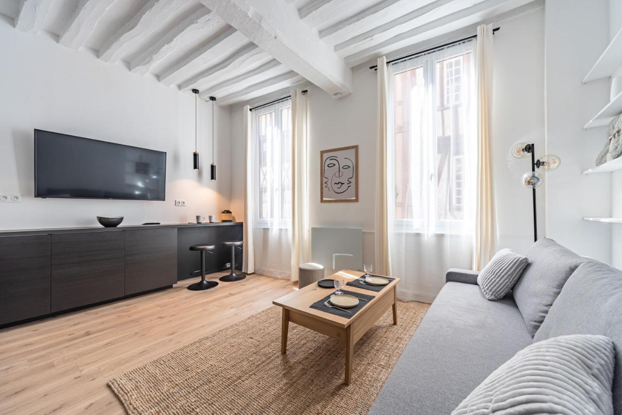 Апартаменты Le Vicomte De Rouen - Logement Centre - 149 Экстерьер фото